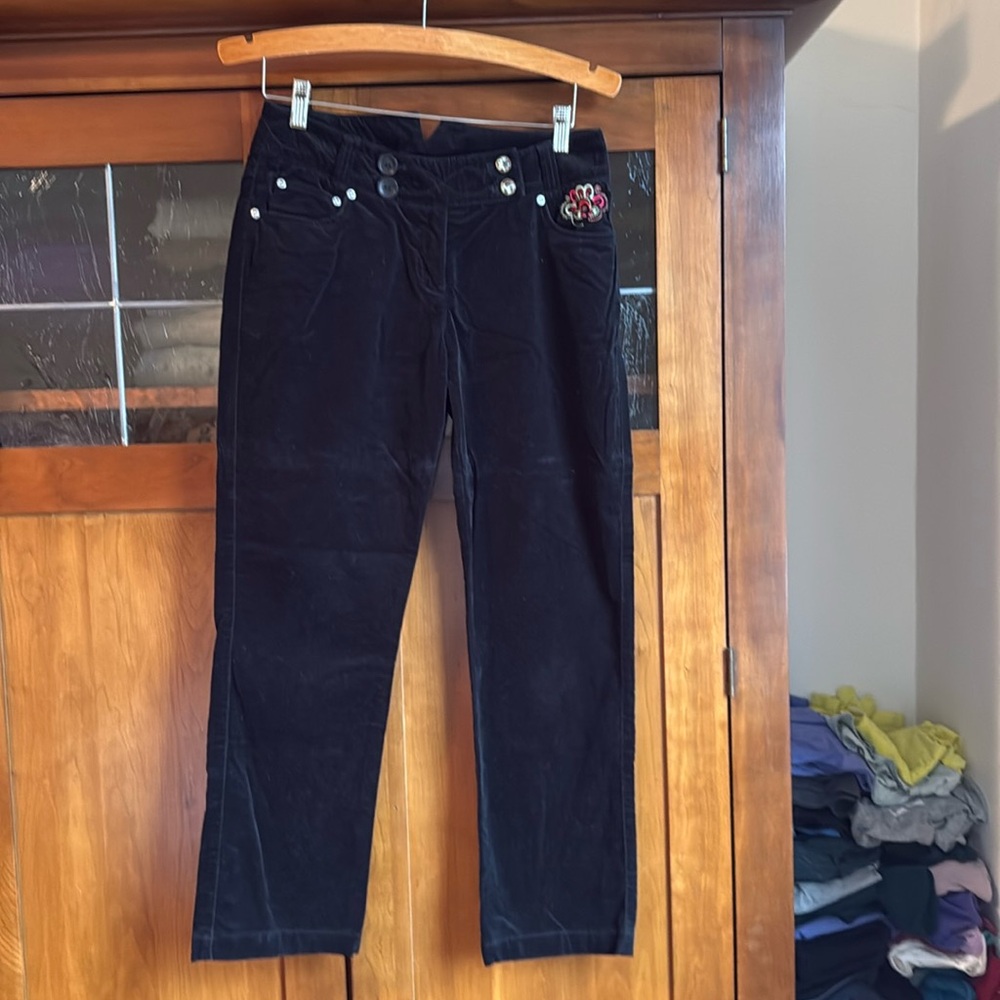 Oilily vintage velvet pants 36 European but cut small
